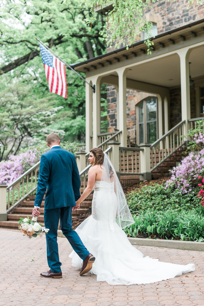 Bride portraits at Wedding at Lehigh University and Lehigh Country Club by Fine Art Photographer Michelle Behre Photography