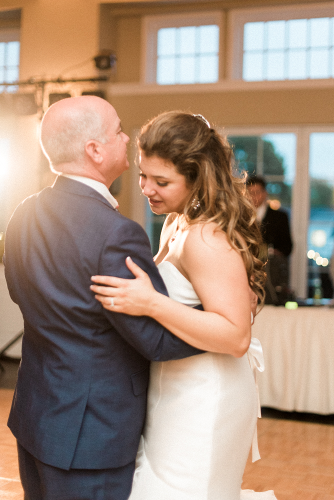 Bride and Father Dance, Wedding at Lehigh University and Lehigh Country Club by Fine Art Photographer Michelle Behre Photography