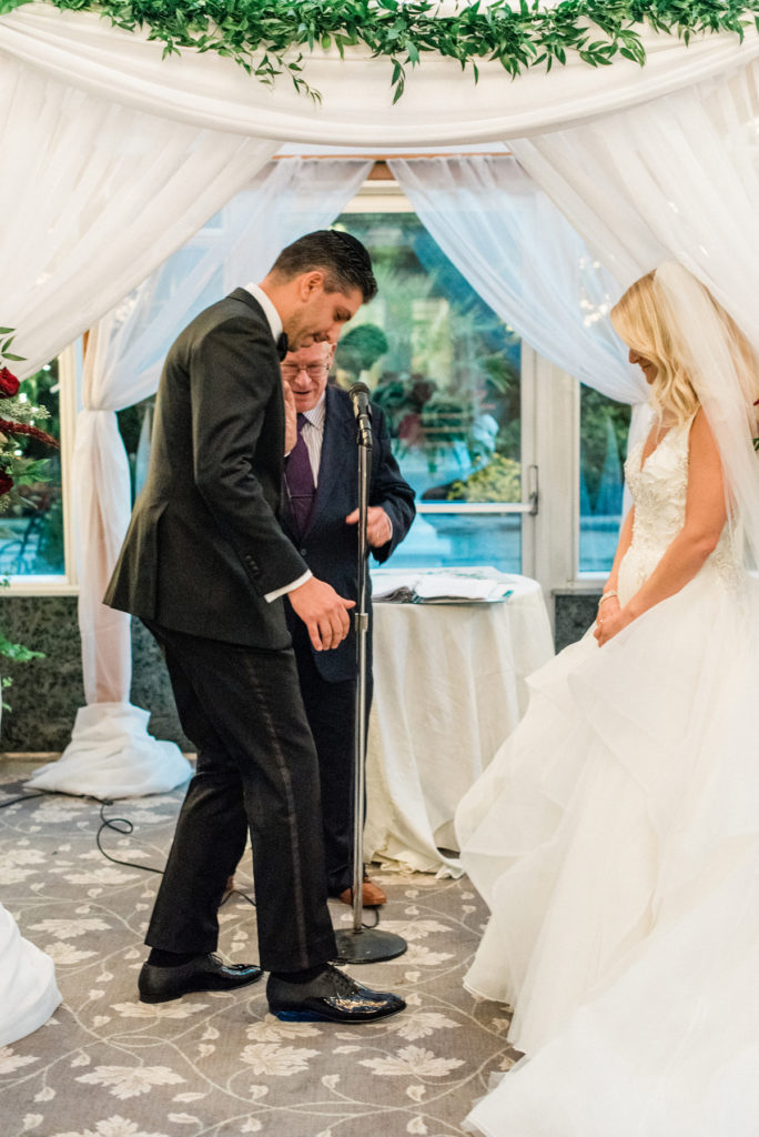 Elegant fall wedding at the Conservatory at the Madison Hotel by New Jersey Wedding Photographers Michelle Behre Photography.