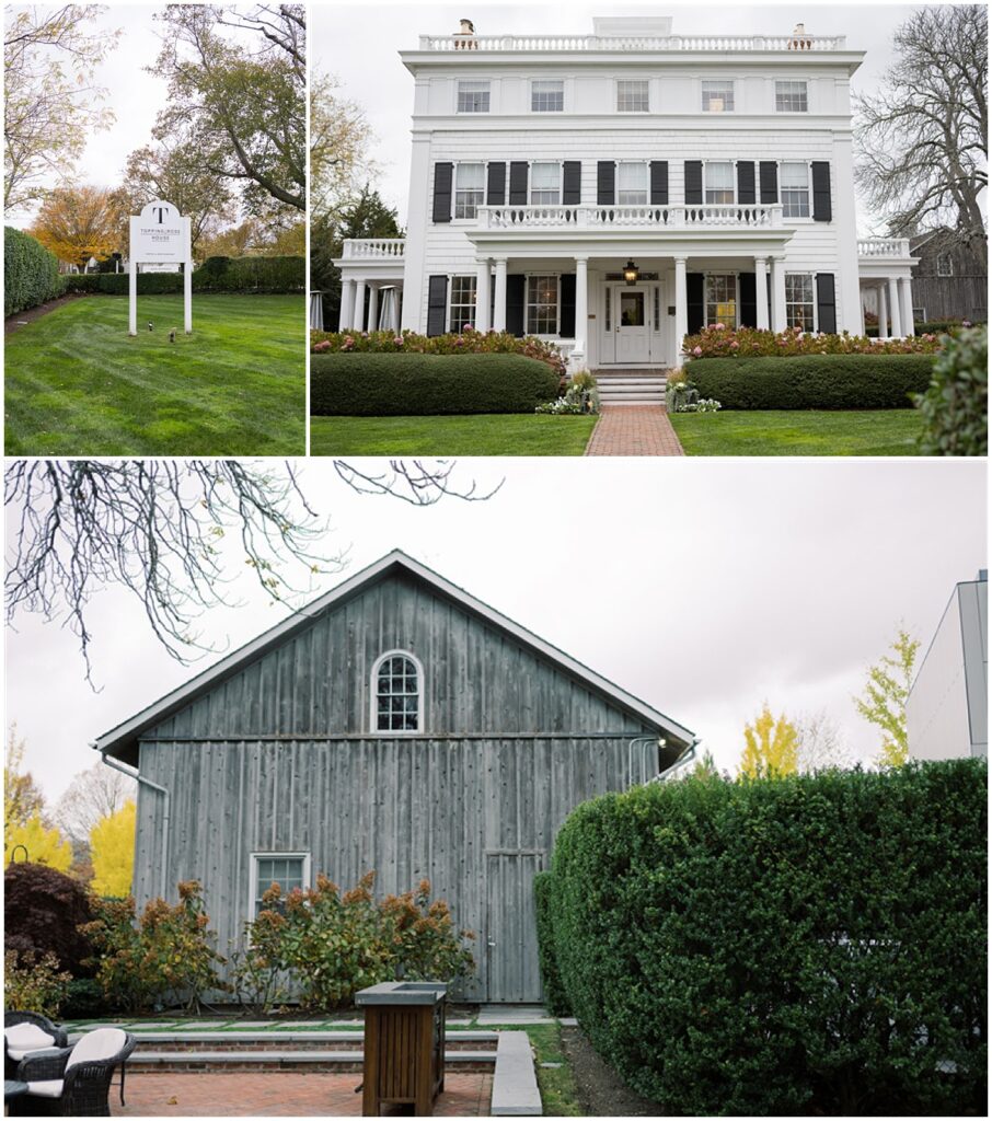 surprise proposal at Topping Rose House in the Hamptons captured by Michelle Behre Photography