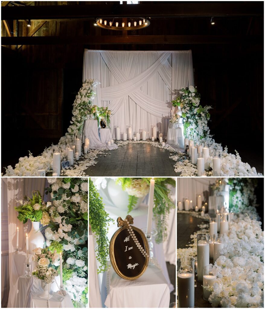 surprise proposal at Topping Rose House in the Hamptons captured by Michelle Behre Photography