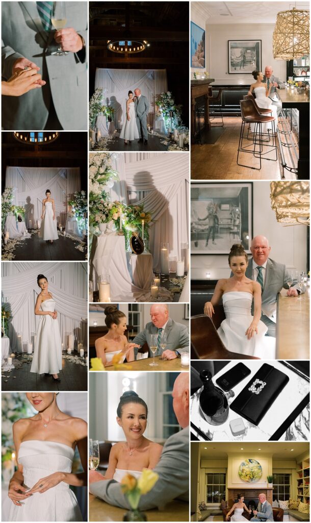 surprise proposal at Topping Rose House in the Hamptons captured by Michelle Behre Photography